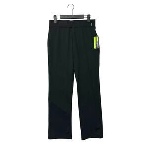 IZOD Golf Straight Leg Pull On Pants NWT Women's Sz S Black Mid Rise Timeless